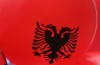 Albania flag on a balloon