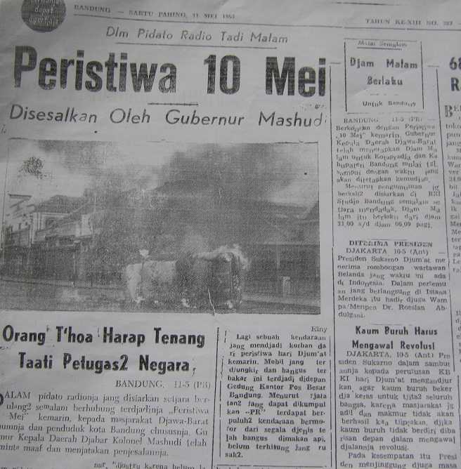 albaniatourism.info, Tragedi Mei 1963 Kerusuhan Anti-Tionghoa di Bandung