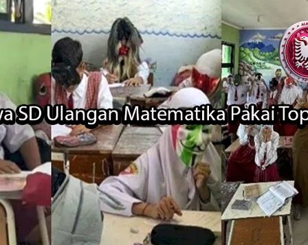 albaniatourism Siswa SD Ulangan Matematika Pakai Topeng